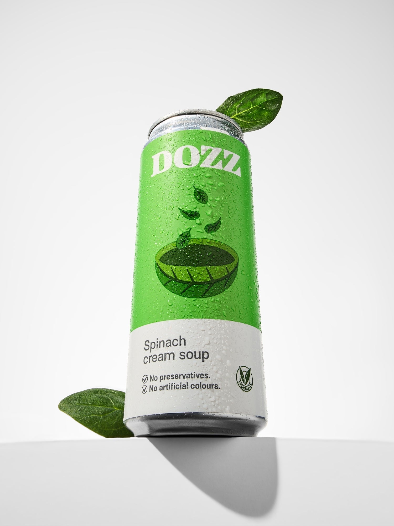 Sopa cremosa de espinafres (embalagem de 12 unidades)