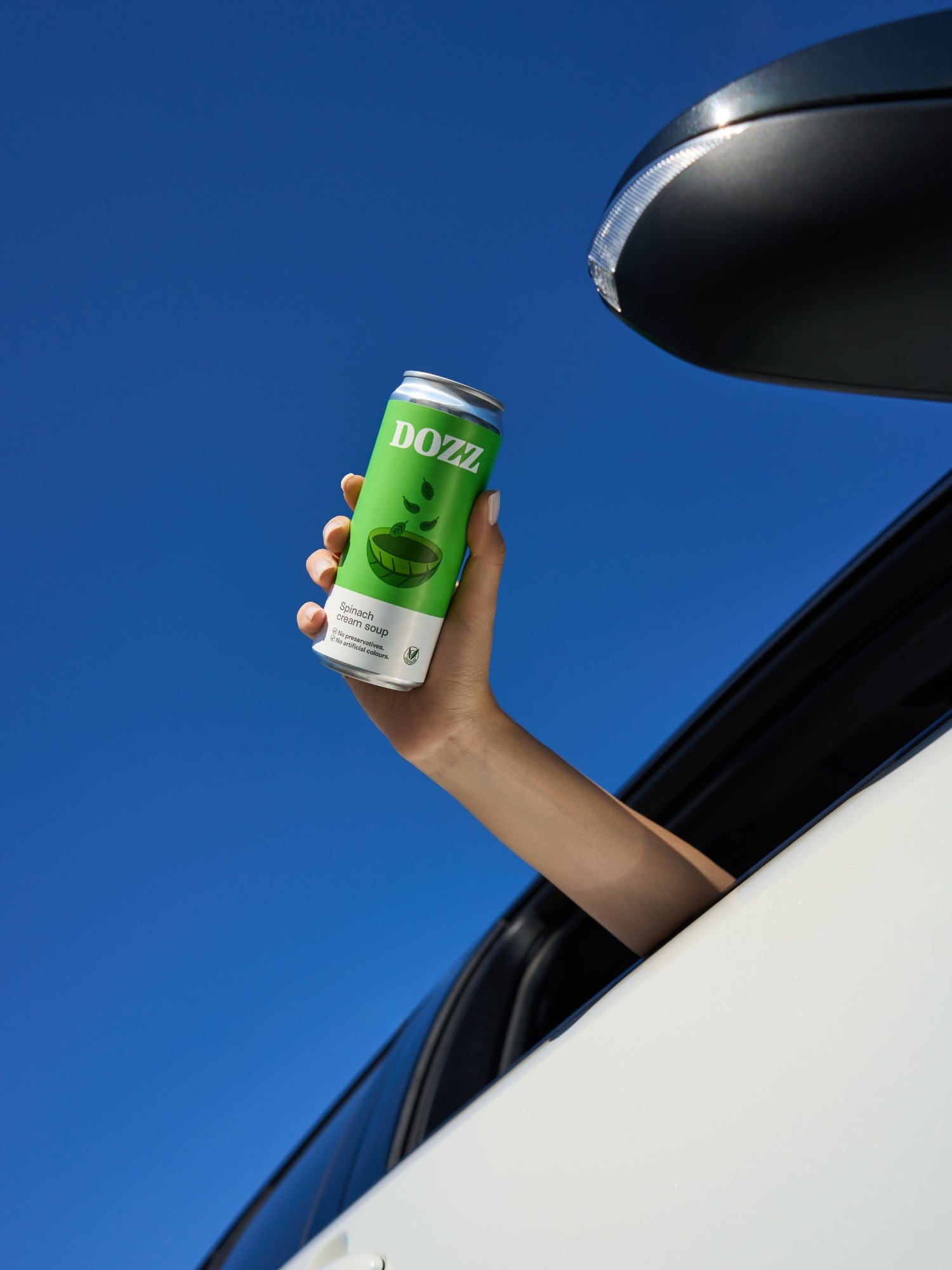 Sopa cremosa de espinafres (embalagem de 12 unidades)