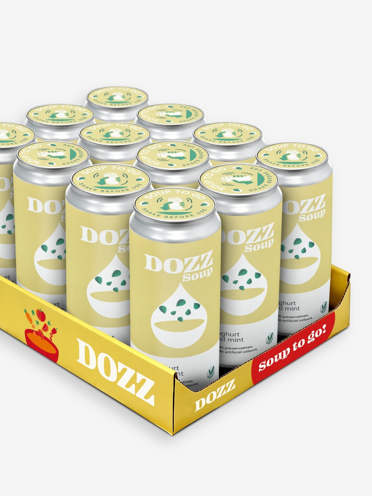 Sopa de Iogurte e Hortelã (Embalagem de 12)